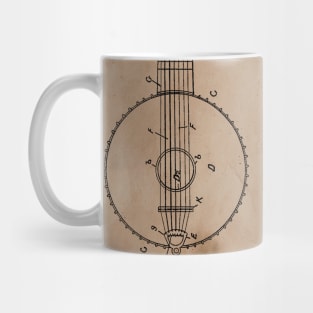 Vintage Banjo Patent Mug